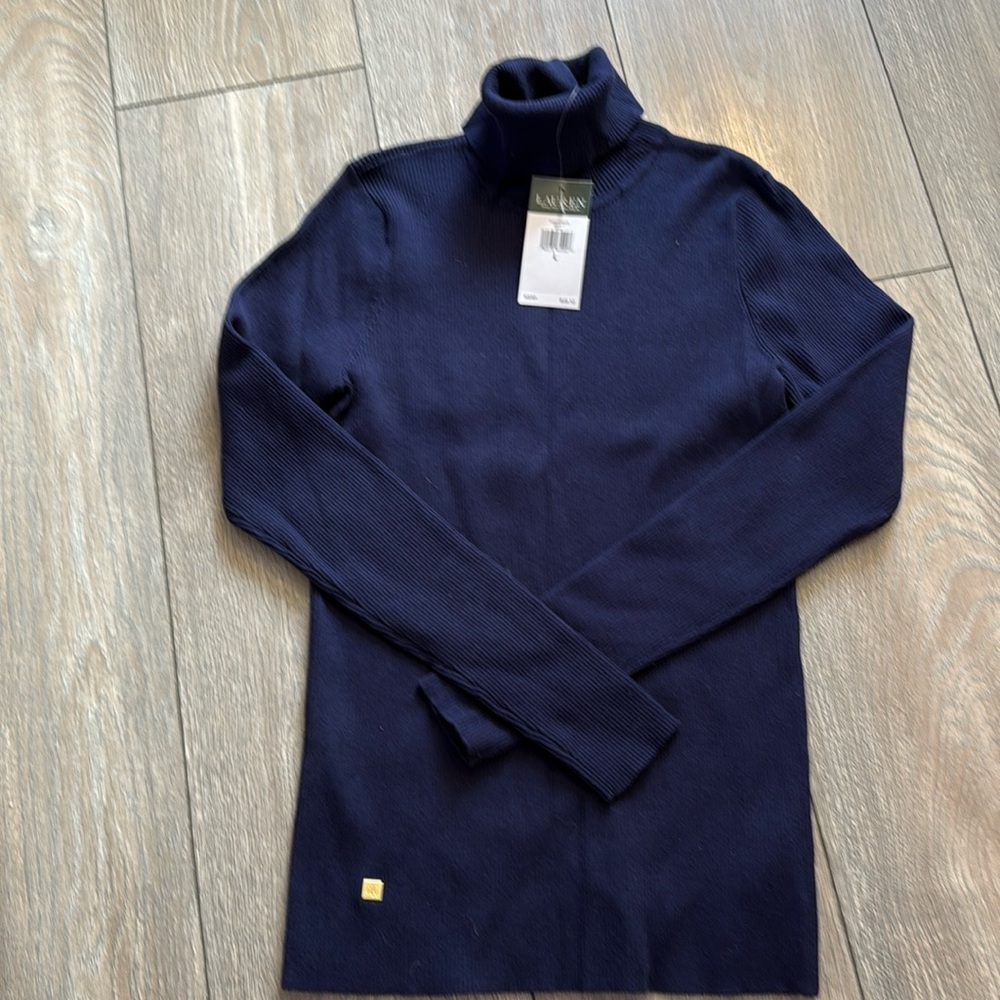 NWT Ralph Lauren turtleneck size large purple